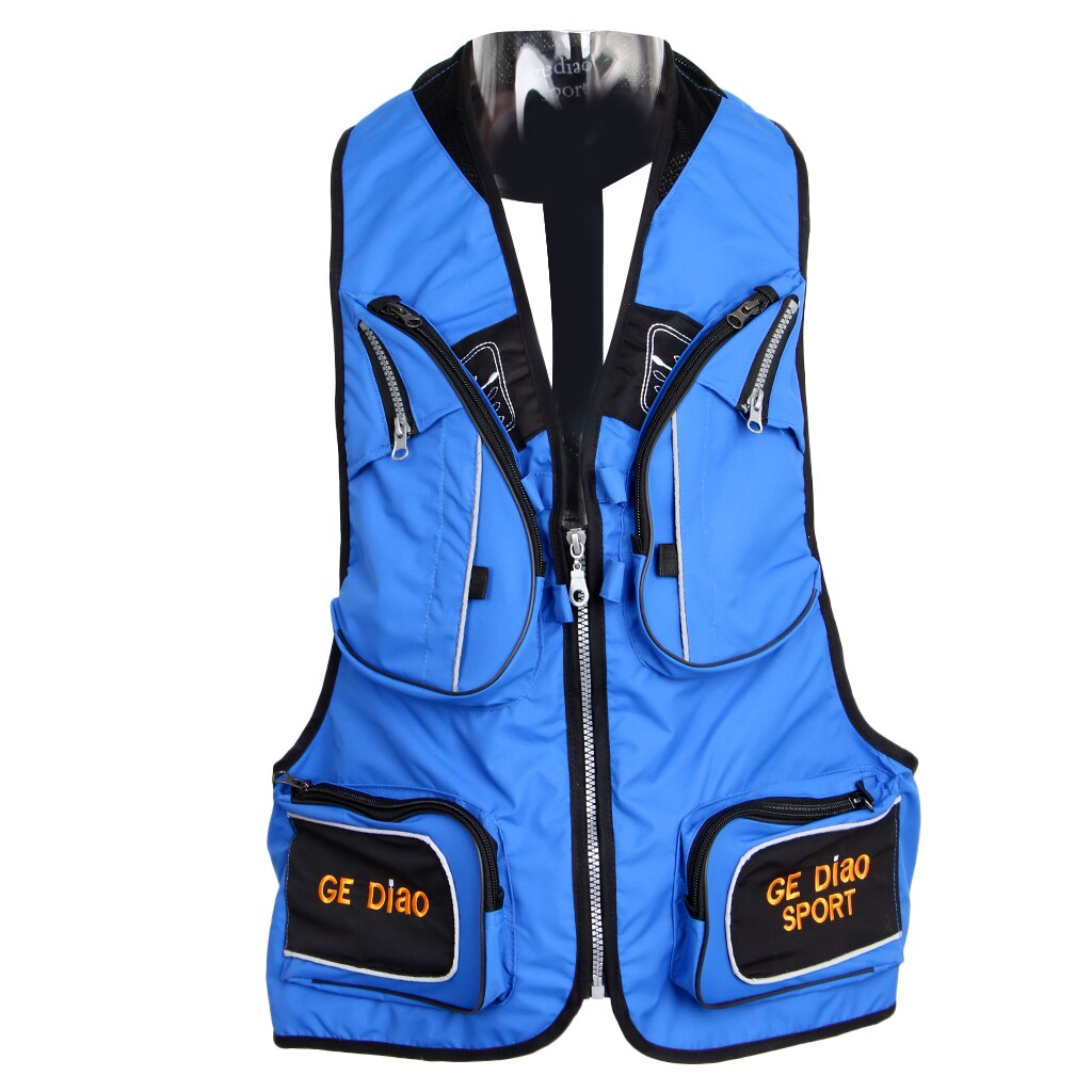 Oralidera Heren Casual Lichtgewicht Fotografie Gilet Outdoor Vissen