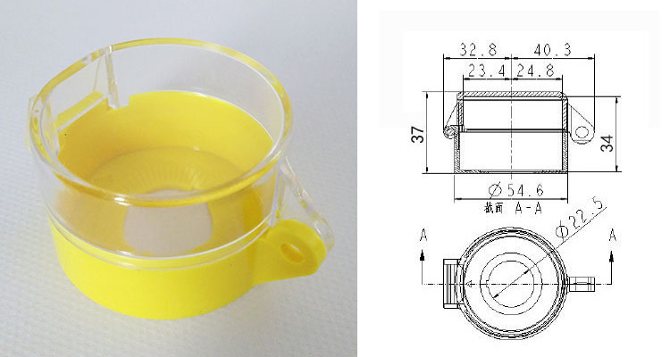 22mm Emergency Stop Push Button Switch Protection Guard Cover Transparent Button Switch Protector Box: WHITE