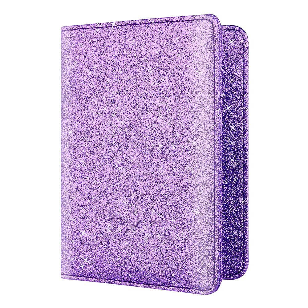 Luxe Solid Paspoort Cover Voor Vrouwen Reizen Paspoort Geval Lederen Roze Leuke Paspoort Portemonnee Portemonnee Meisje Paspoorthouder # Ll: Purple