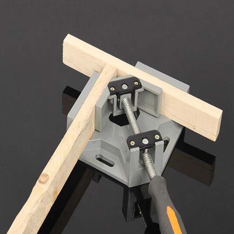 Aluminium Enkele Handvat 90 Graden Haakse Clamp Houtbewerking Frame Clip Hoek Map Tool