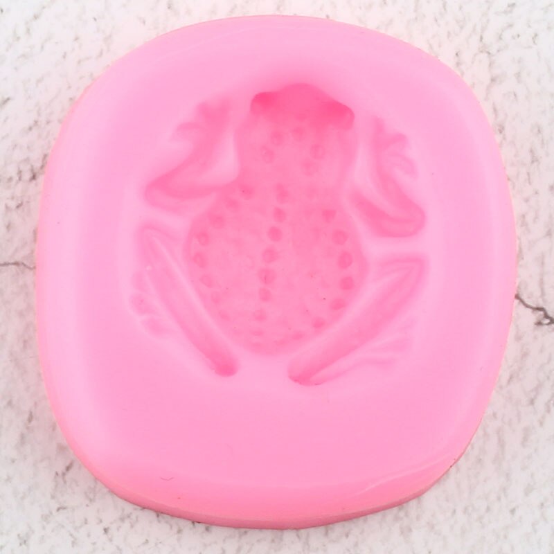 3D Frog Silicone Molds Resin Polymer Clay Soap Mould Fondant Cake Decorating Tools DIY Baking Candy Chocolate Gumpaste Moulds