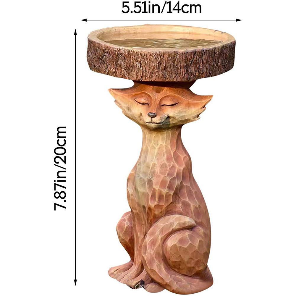 Resin Raccoon Birdbath Polyresin Antique Garden Bird Bath For Home Garden Yard Garden Decoration Outdoor Gardening Yard Dec L9v0: E