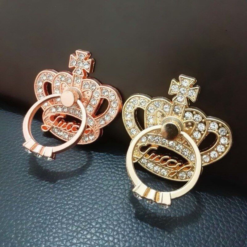 360 Degree Metal Mobile Phone Stand Holder Finger Ring Diamond Mobile Phone Holder Stand for All Phone