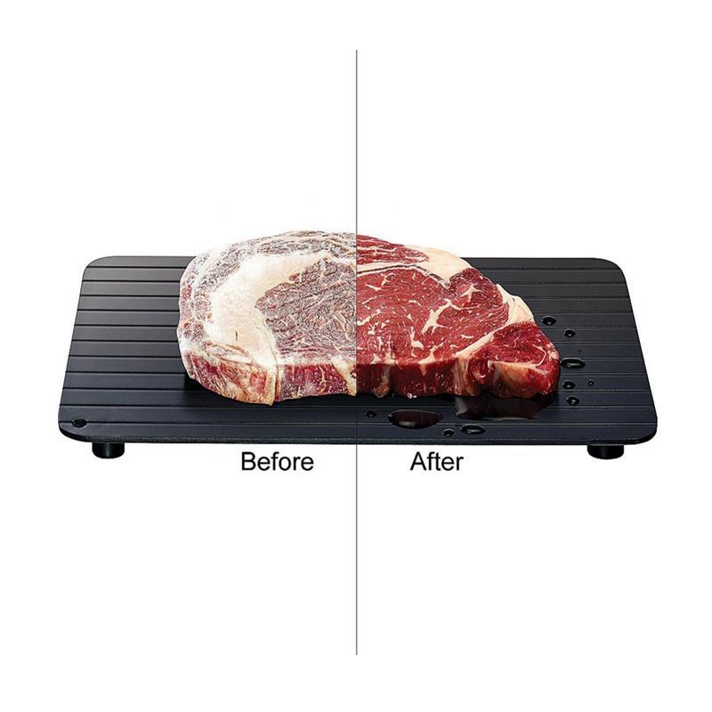 Fast Magic Defrosting Trays Food Non Stick Kitchen Miracle Meat Defrosting Tray Rapid Thaw Quick Frozen Food Defrosting Plate