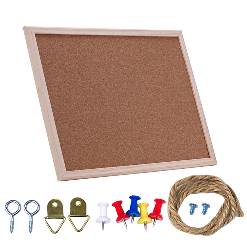 Cork Board Pictures Classroom With Frame Hanging Message Wall Photo Display Living Room DIY Home Decor Kindergarten Office