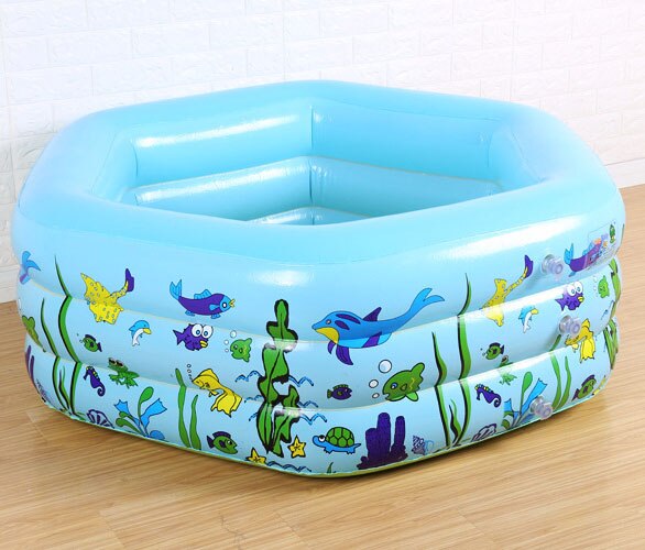 1.3m Pool Kids 3 Layered Inflatable Swimming Pool ... – Grandado