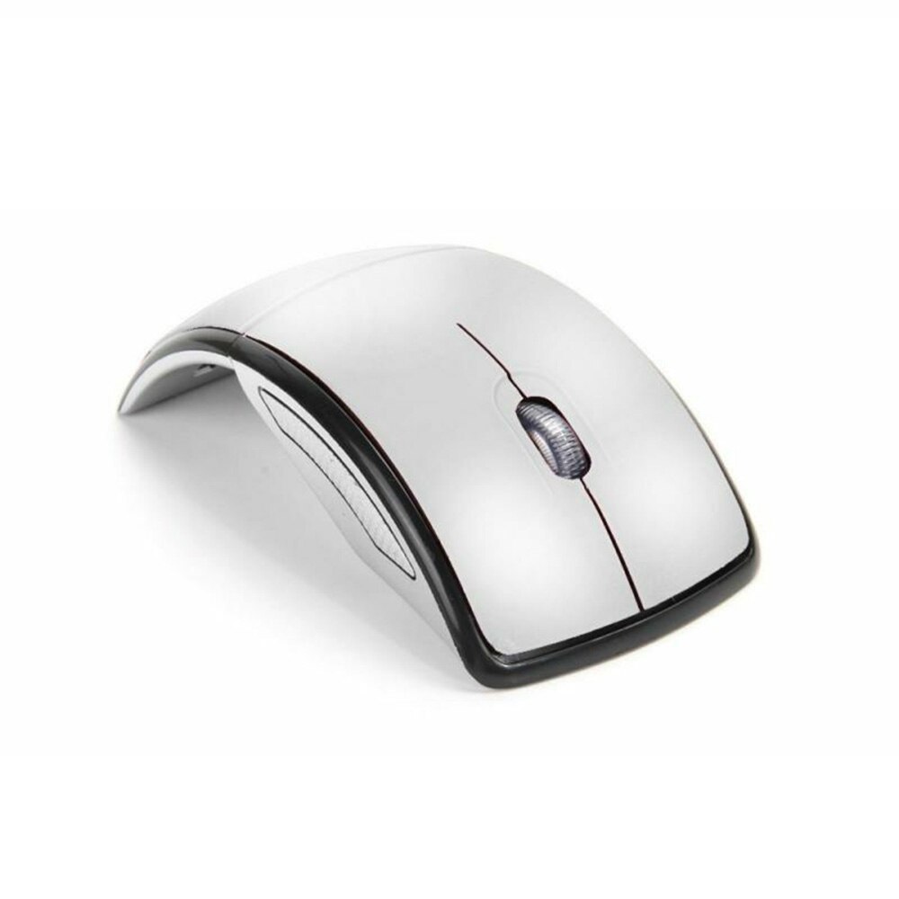 Wireless Mouse Computer Mouse Foldable Folding Optical Mice Bluetooth Mouse for Laptop Computer PC 2.4 GHz Wireless Mouse: Zilver