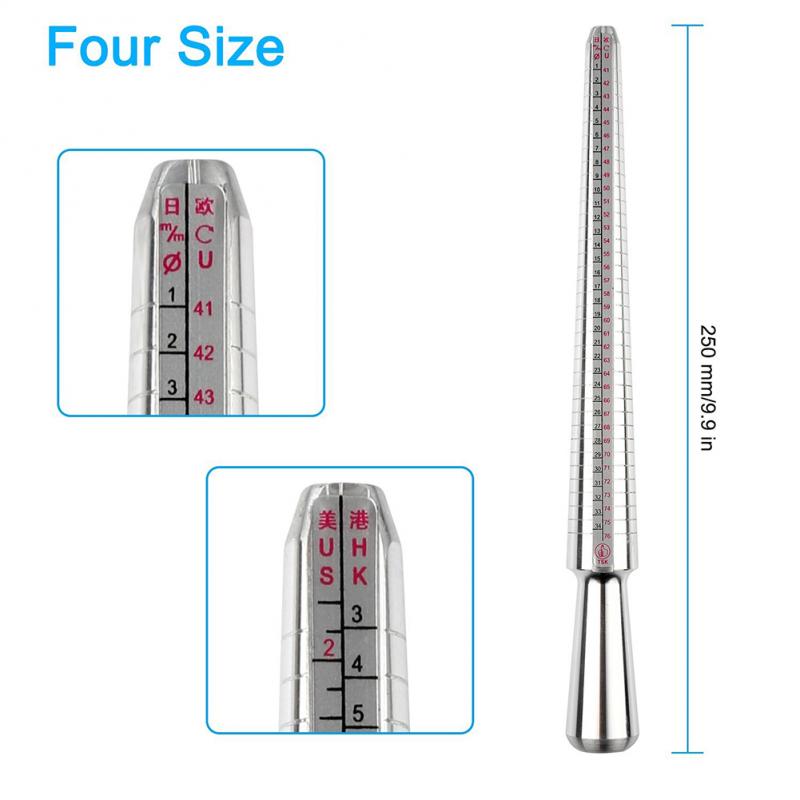 Sieraden Gereedschap Ring Size Doorn Stok Vinger Gauge Ring Enlarger Doorn Gauge Set Vinger Maten Meten Apparatuur