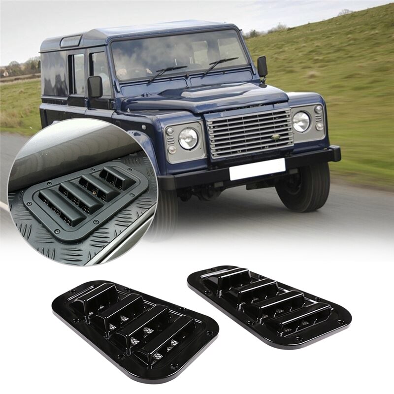 Capot avant pour Land Rover Defender 2004 – , couvercle de garniture latérale, entrée d&#39;air, évent, neige: Default Title