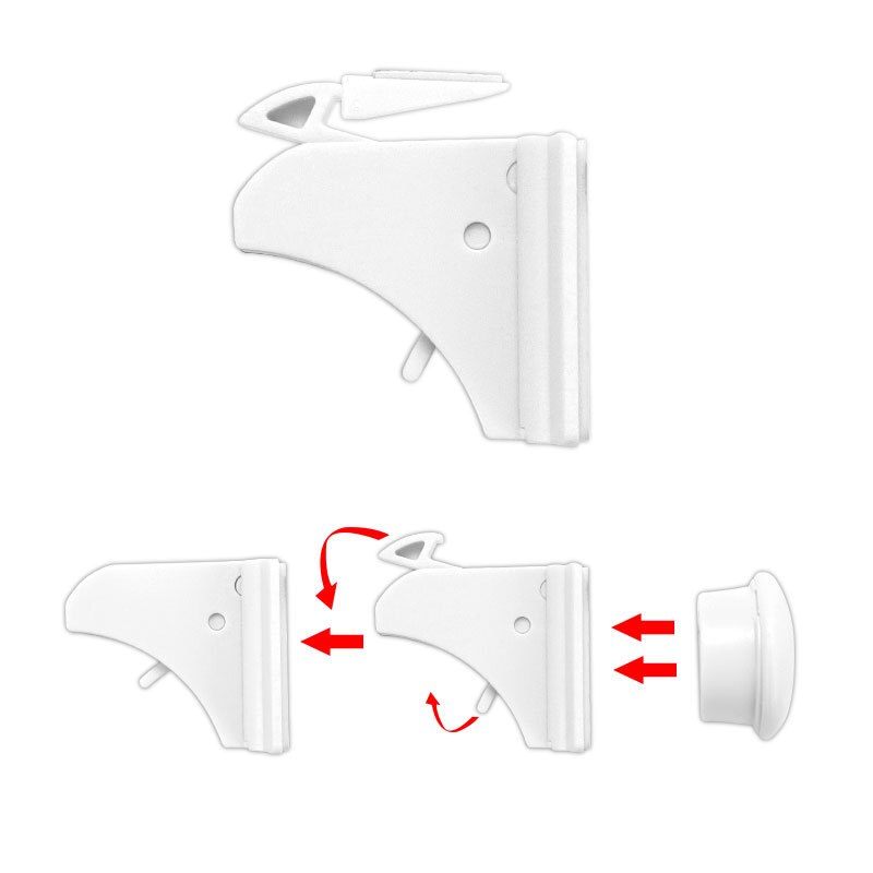 Serrure magnétique multifonction pour meubles et tiroirs, dispositif de sécurité pour bébé, Protection Invisible pour porte d&#39;armoire