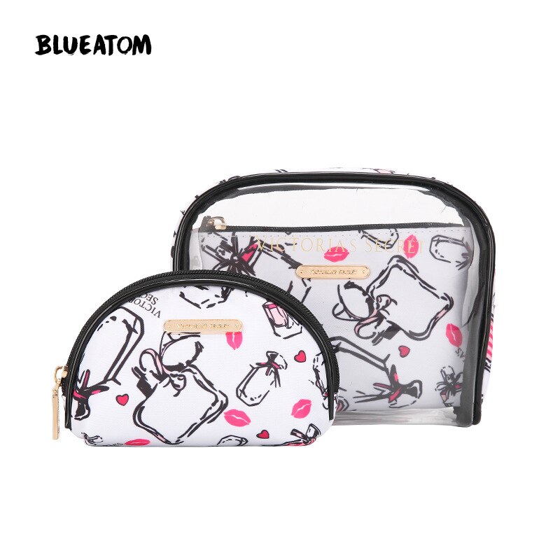 Pvc Transparante Cosmetische Bag Travel Toilettas Set Make-Up Organizer Pouch Make-Up Case Schoonheidsspecialiste Vanity Necessaire Trip: 3