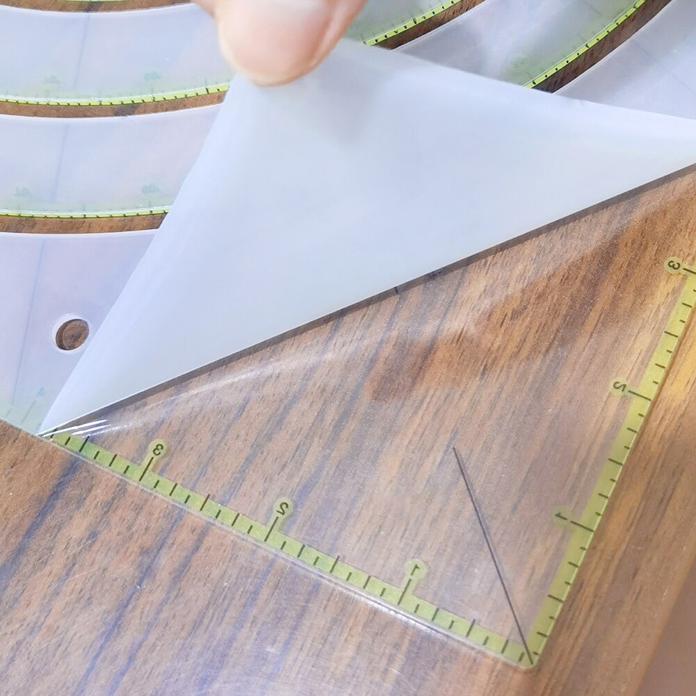 DIY Drawing Ruler Patchwork Ruler High Grade Acrylic Material Transparent Ruler Scale Office School Line Drawing
