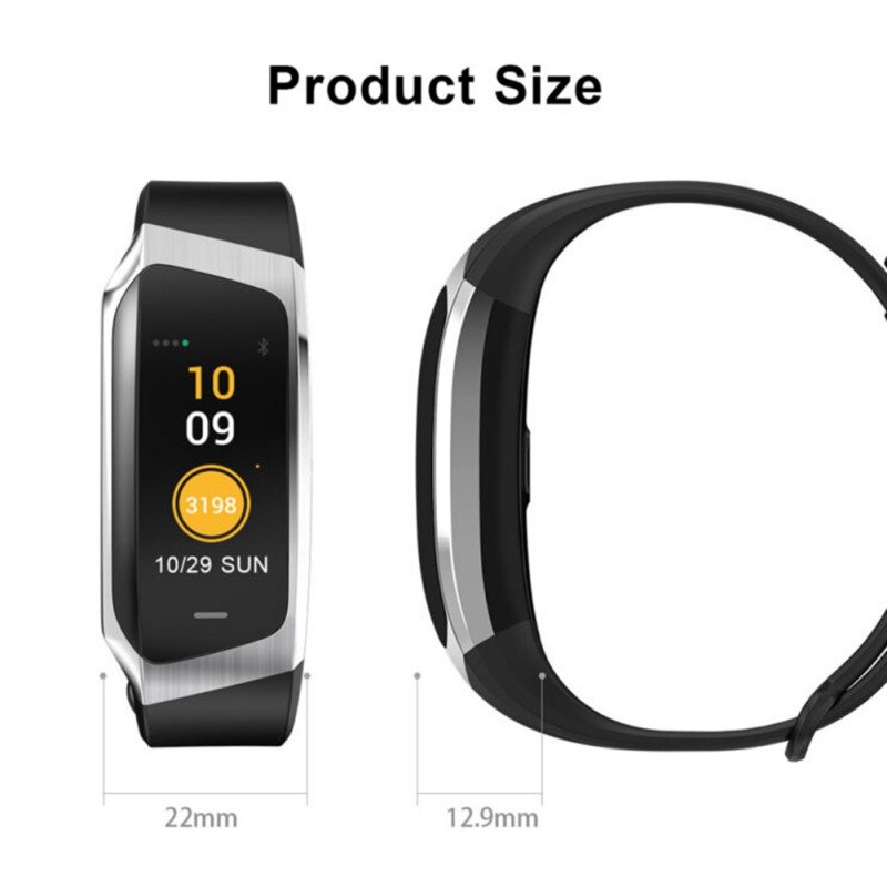 E18 Smart Bracelet Blood Pressure Fitness Activity Tracker Waterproof Sport Band Heart Rate Monitor Smart Watch