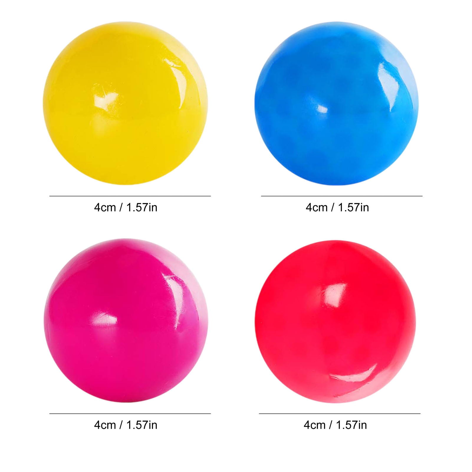 1/8 Pcs Stress Relief Ball Fidget Toys Safe Hand Decompression Autism ADHD Tear Resistant Nontoxic Squeeze Toy DH