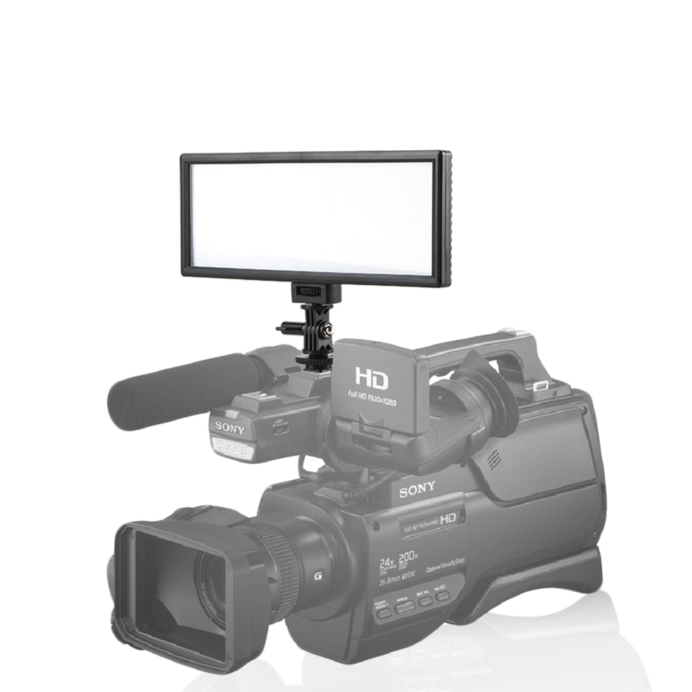 Viltrox L132B cámara de luz LED Ultra delgada pantalla LCD regulable estudio lámpara de luz LED Panel para DSLR cámara DV videocámara