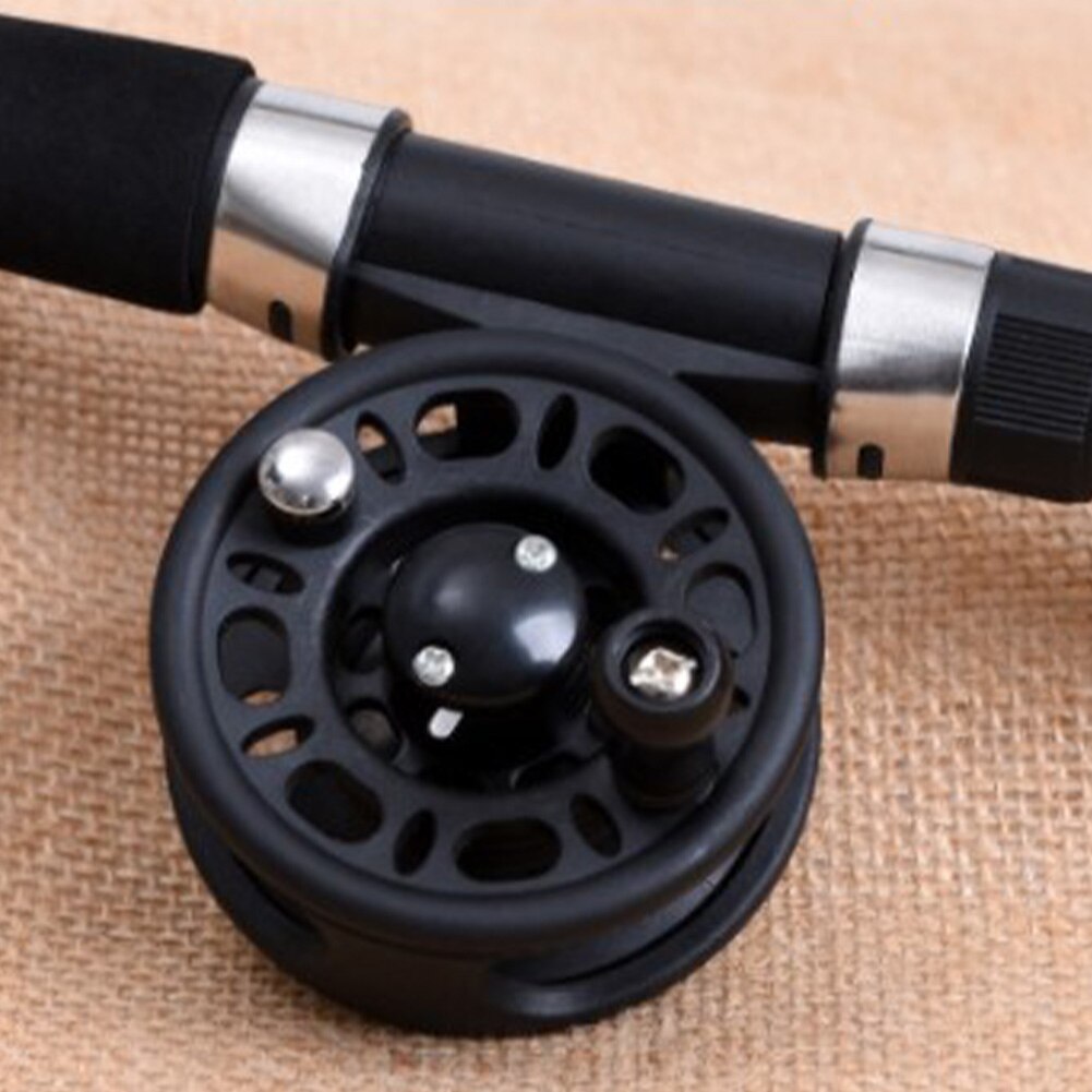 With Box Accessories Scissor Tool Solid Fiberglass Winter Outdoor Rod Reel Durable Combo Kit Ice Fishing Set