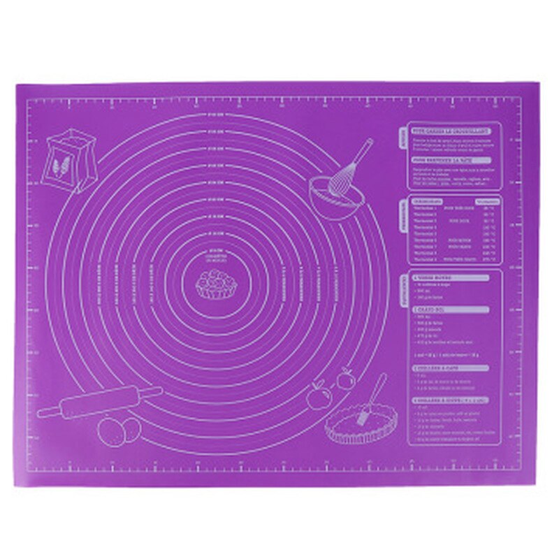 Silicone Nonstick Mat Thickening Flour Rolling Scale Mat Kneading Dough Pad Baking Pastry Rolling Mat Pastry Pizza Tools