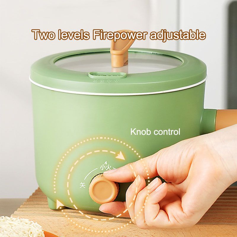 Multifunction Cooking pot 1.8L Rice cooker Non-stick pan Household Electric Skillet Hotpot noodles Egg boiler Food steamer 110V