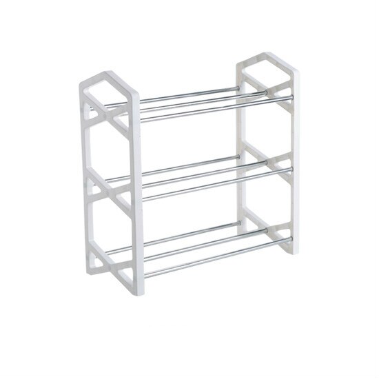 Multi-layer Montage Eenvoudige Schoenenrek Multifunctionele Schoenenrek Eenvoudige Moderne Slaapzaal Schoenenrek Schoenenrek WF821229: S white