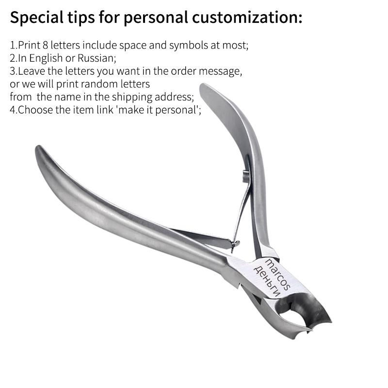 Nail Cuticle Scissor Stainless Steel Toe Nail Cutter Ingrown Cuticle Nipper