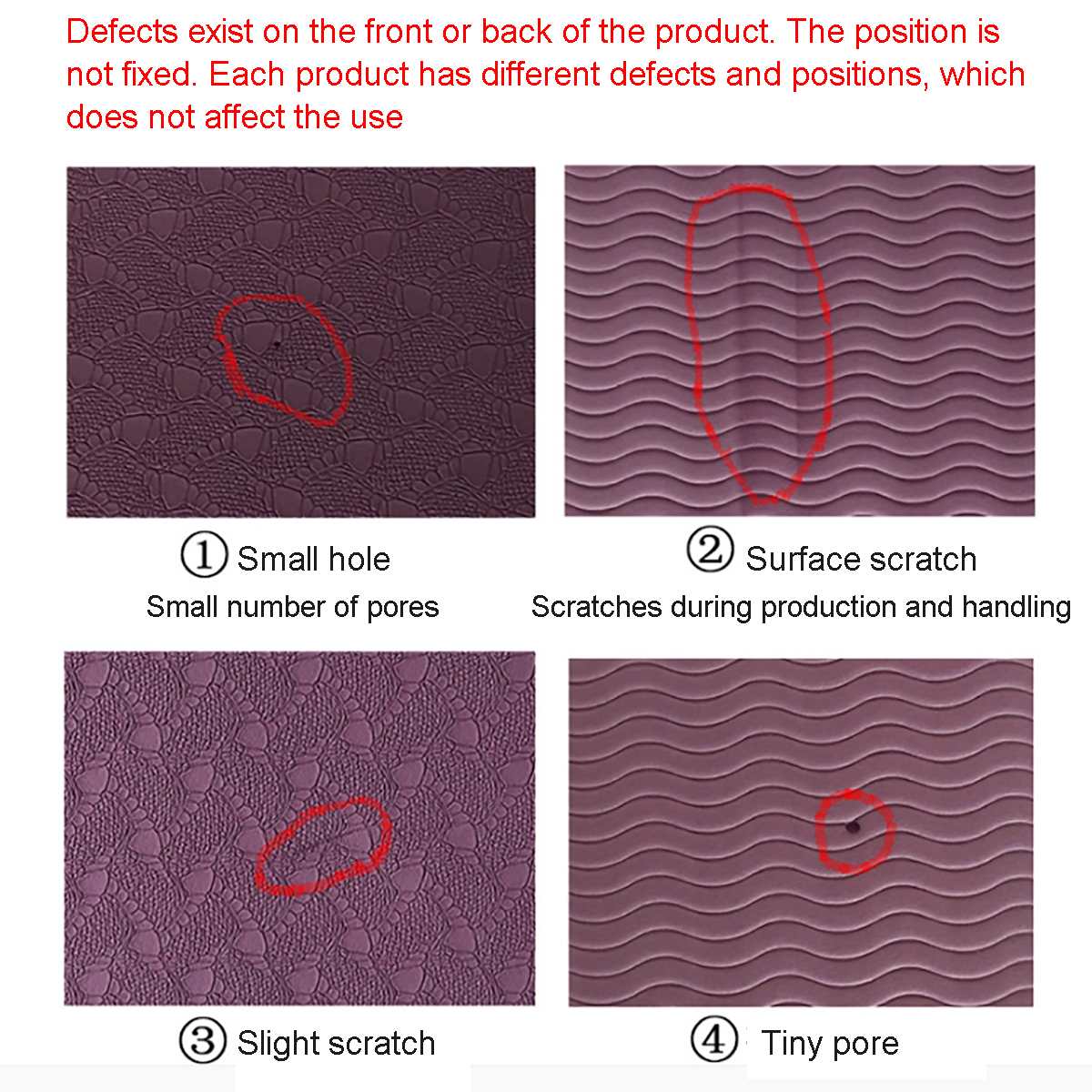 6mm tpe yogamat antislip sport fitness oefening pilates gym colchonete voor beginners 183 x 61 x 0.6cm