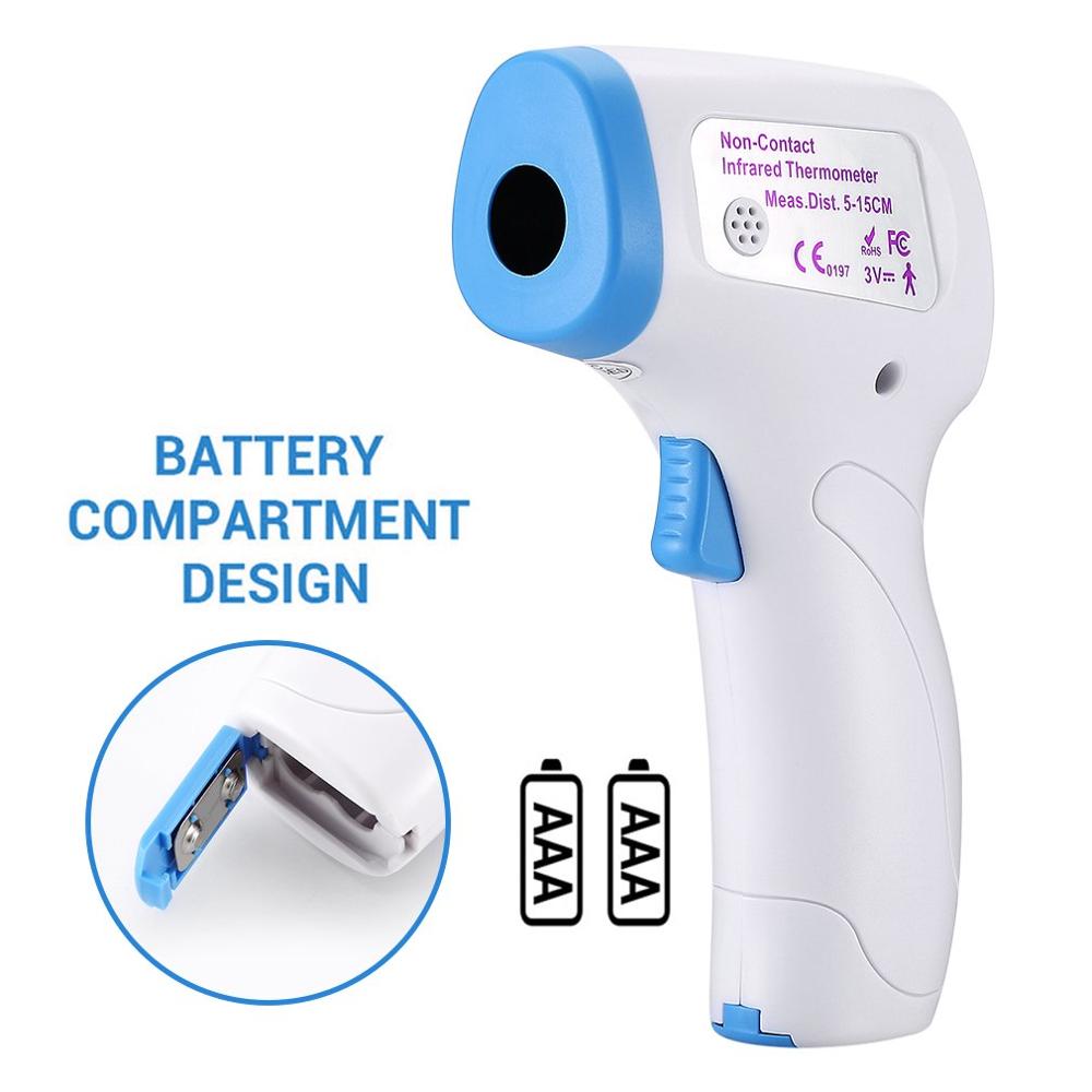 Digital LCD Non-contact IR Infrared Thermometer Surface Temperature Measurement Data Hold Function 3 colors