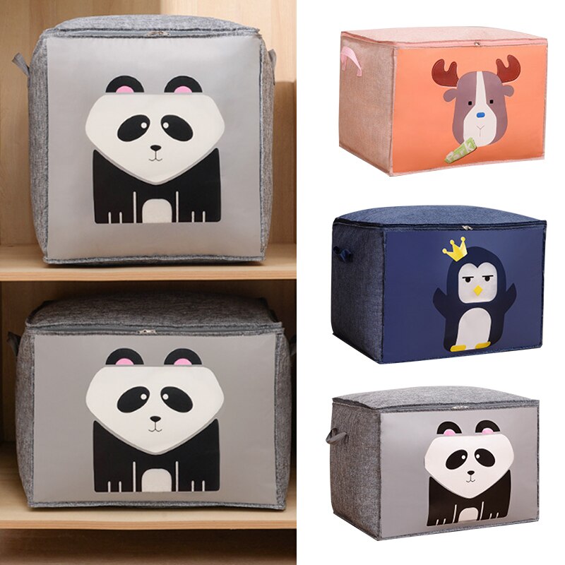 Dikker Upgrade Katoen Quilt Opbergtas Kleding Quilt Zak Wasmand Kleding Container