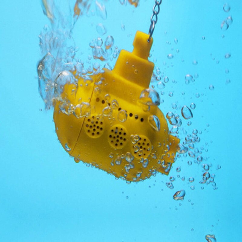 Q1JB Submarine-Shape Tea Infuser Strainer Silicone Tea Bag Leaf Filter Diffuser Teaware Teapot Accessory Kitchen Gadget