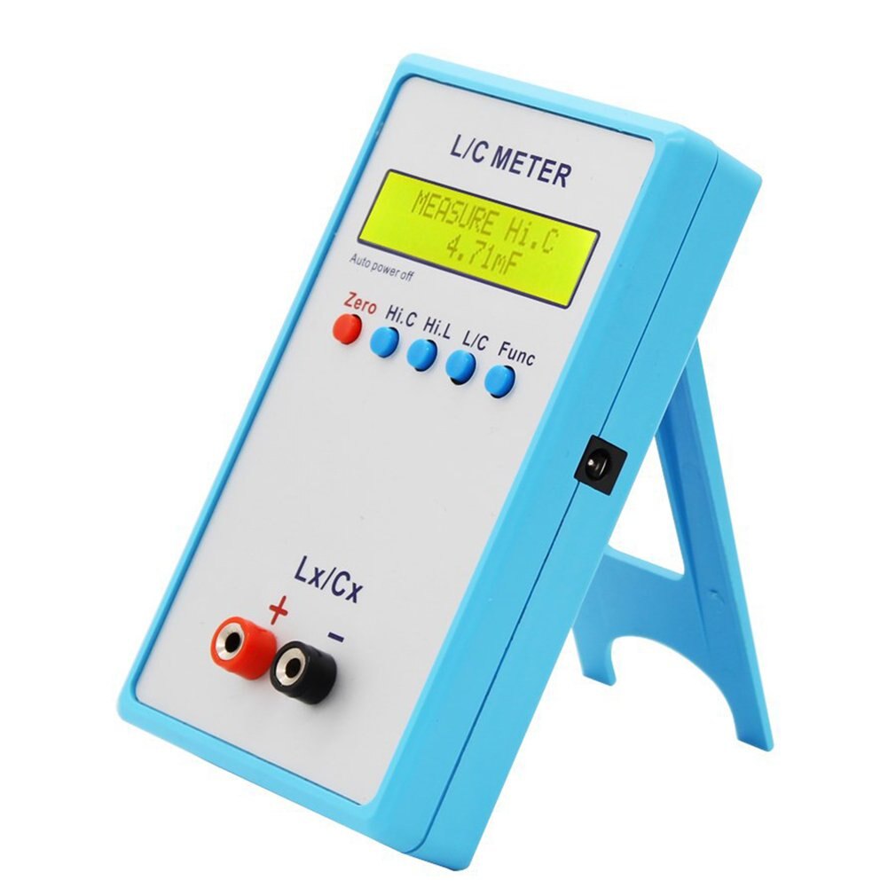 Digital LCD Capacitance LC Meter LC200A Inductive Inductance Tester Inductor Capacitor Table 1pF-100mF 1uH-100H with Adapter