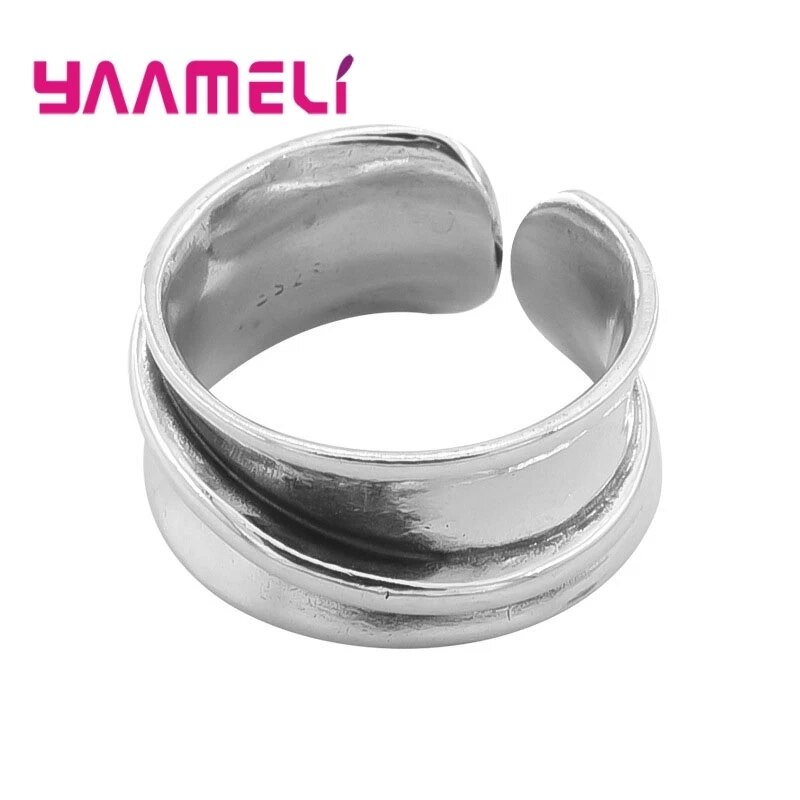 Big S925 Snake Head Ring Genuine 925 Sterling Silver Adjustable Trendy Fine Jewelry for Men Women Unisex Bague Bijoux: Model 13