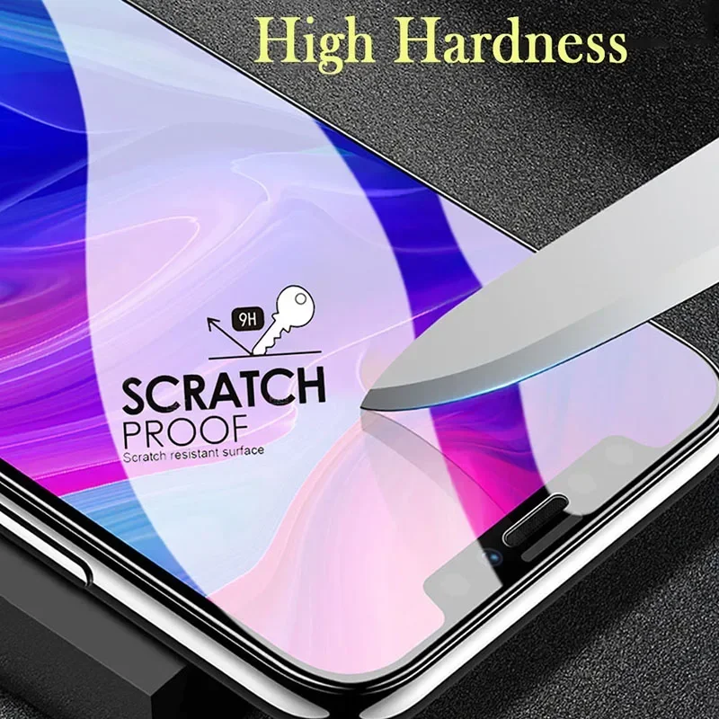 Anti Blue Light Tempered Glass On For iPhone 17 16 15 14 13 12 Mini 11 Pro XS Max SE XR X 8 7 Plus Screen Protector