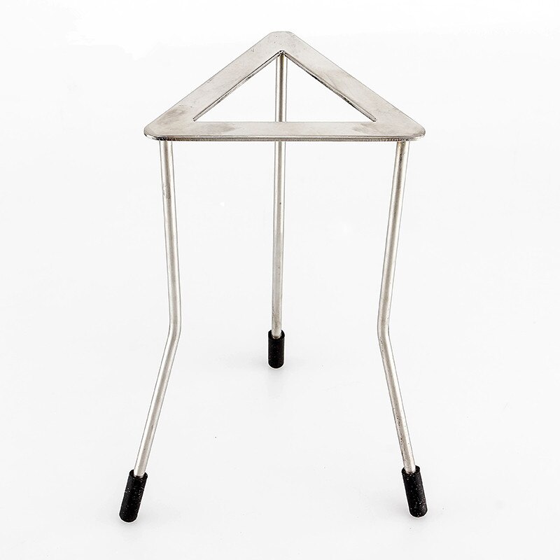 Stainless Steel Triangular Tripod Chemical Experiment Heating Rack Alcohol Lamp Heating Frame Bracket School Teaching Instrument