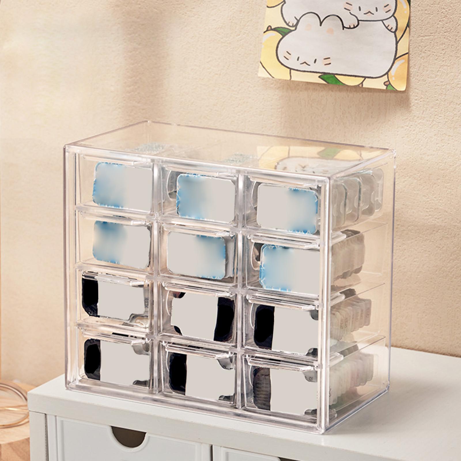 Mini organizador de cajones para escritorio, organización para arte, artesanía, oficina, habitación del hogar