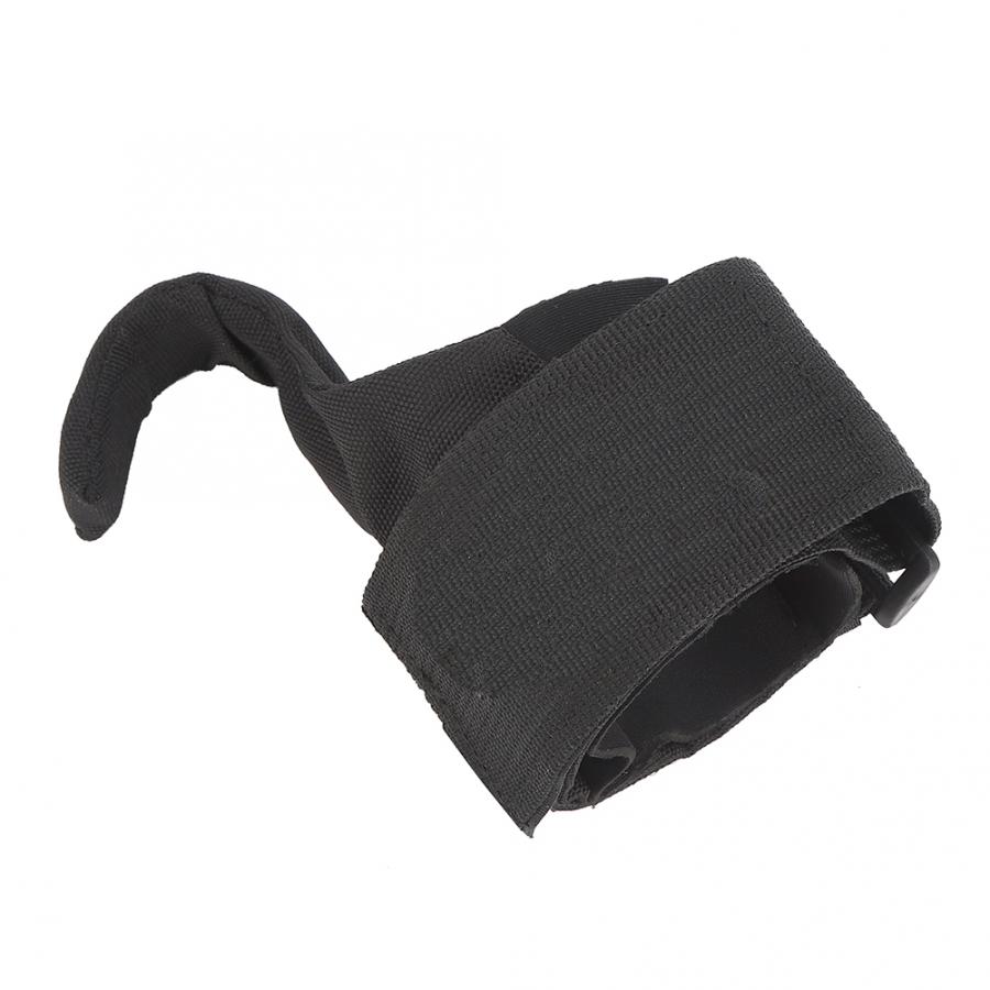 1pcs 40cm Fitness Weight Lifting Hook Strong Pull-Up Assistance Strap Hook Support Weightlifting Hook Fitness Equipment