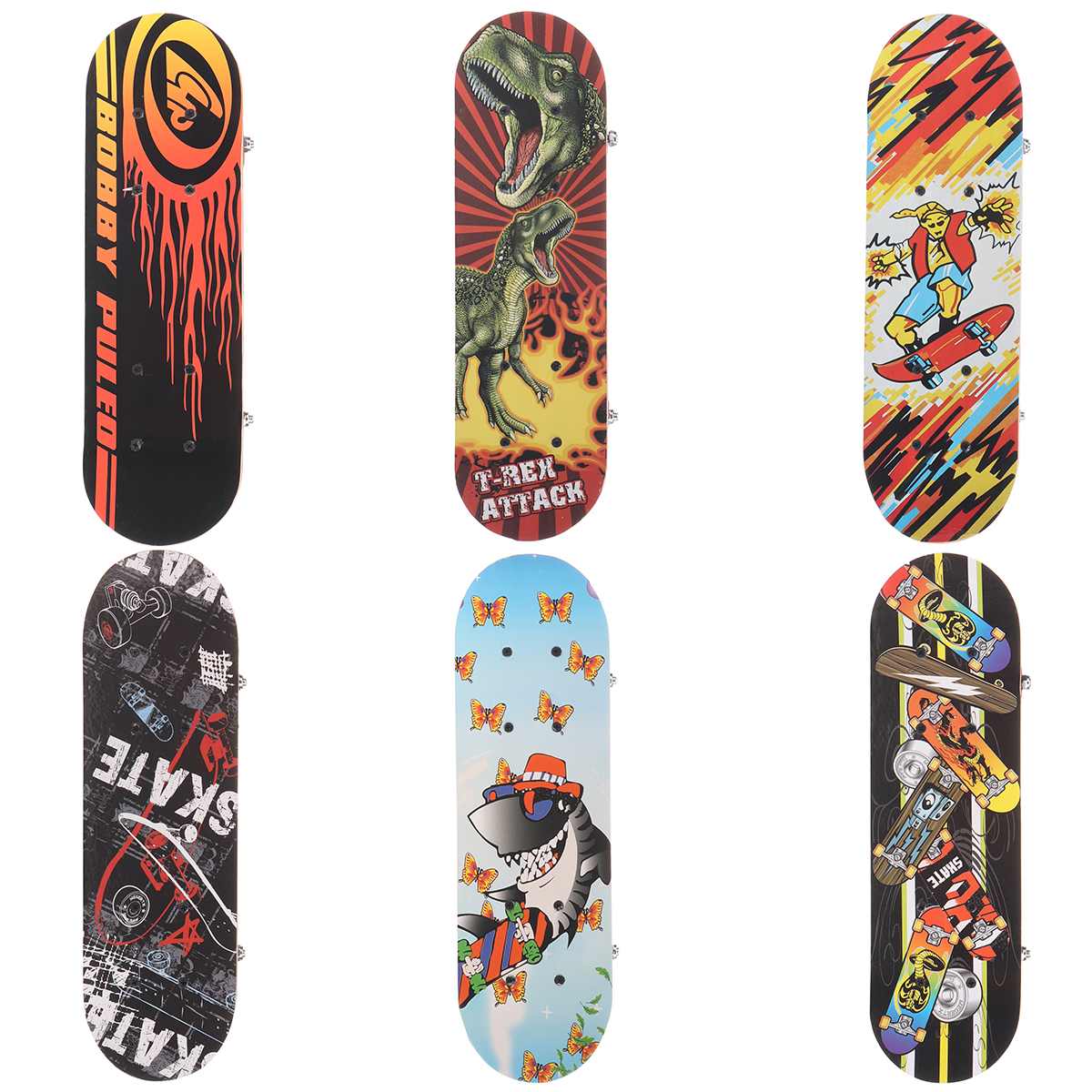 Houten 17 Inch Dubbele Rocker Skateboard Voor Kind... – Vicedeal