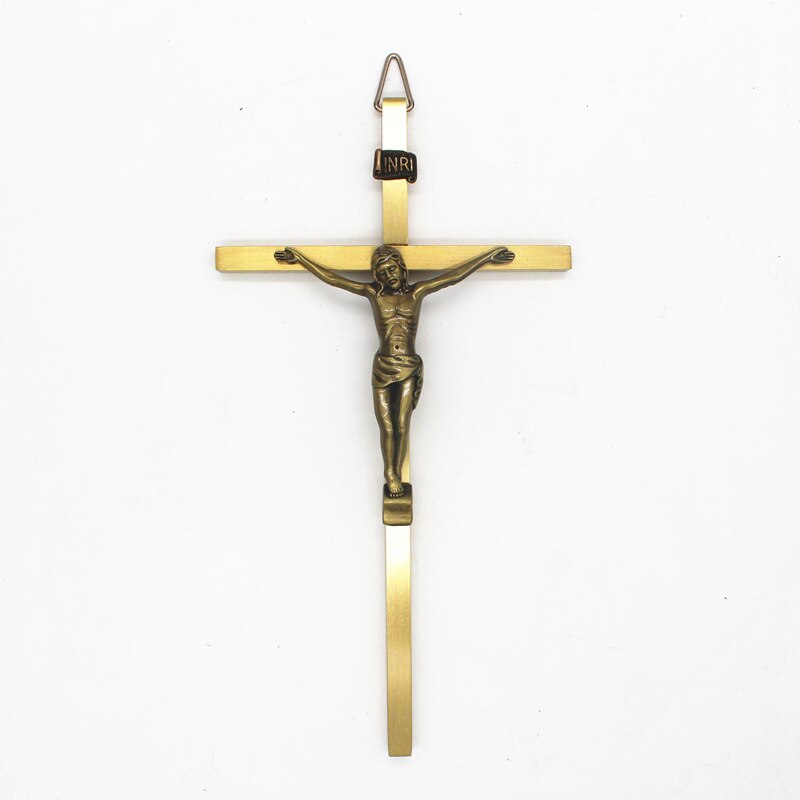 Kirkekors jesus katolsk kristen kristus korss veggdekor hjem ornament cristo romersk katolisisme: misligholde tittel
