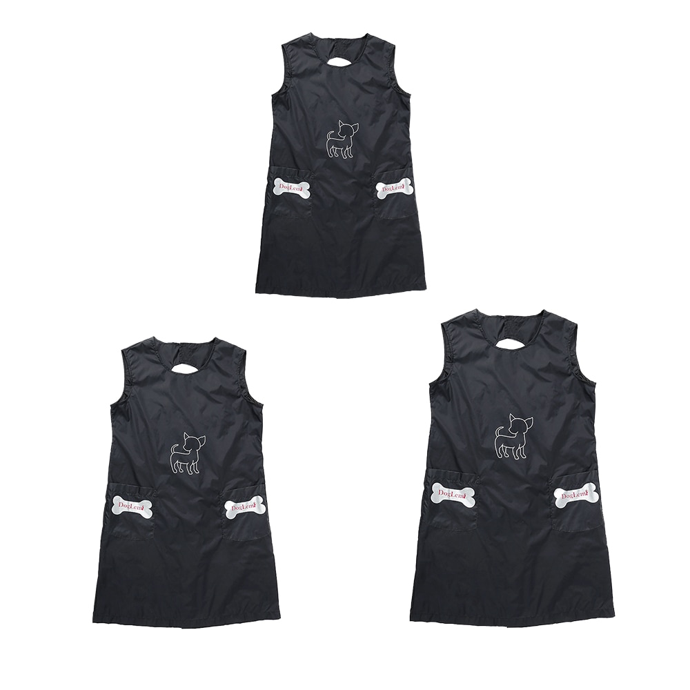 Waterdichte Pet Shop Kleding Schoonheidsspecialist Uniform Anti-Stick Haar Grooming Schort Gewaad Kat Hond Mouwloze Met Pocket Hond Accessoire