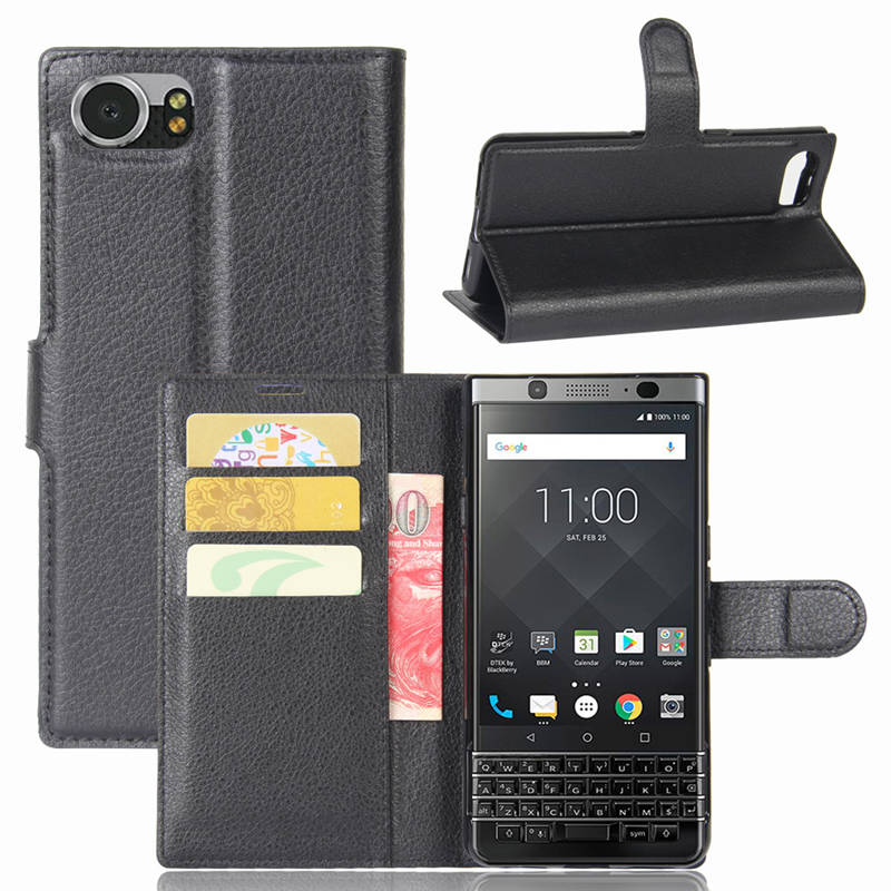 For BlackBerry Keyone Case Cover BlackBerry Keyone Leather Flip Wallet Silicone Case For BlackBerry Keyone DTEK70 Phone Case