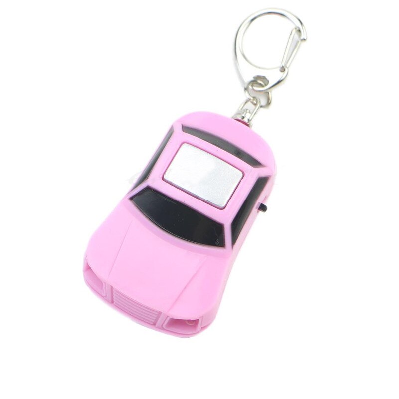Anti-lost mini led bil fløjte nøgle finder blinkende bip fjernbetjening børn nøgle tegnebog placatorer børn alarm påmindelse: Lyserød