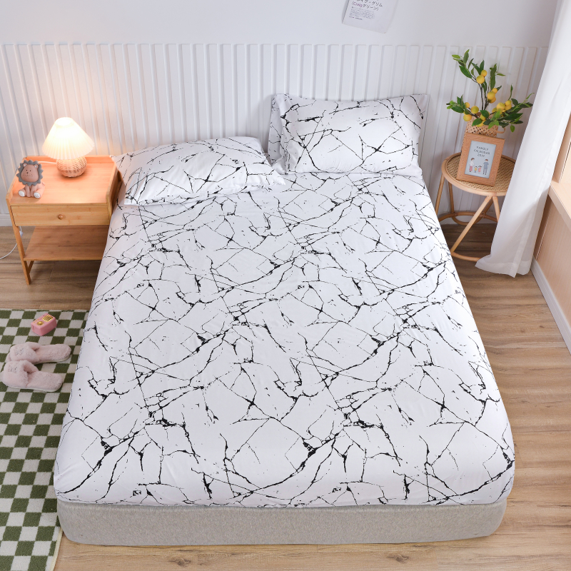 Bonenjoy-sábana bajera tamaño King con funda elástica para cama doble, Funda de colchón con patrón de aguacate, sin funda de almohada