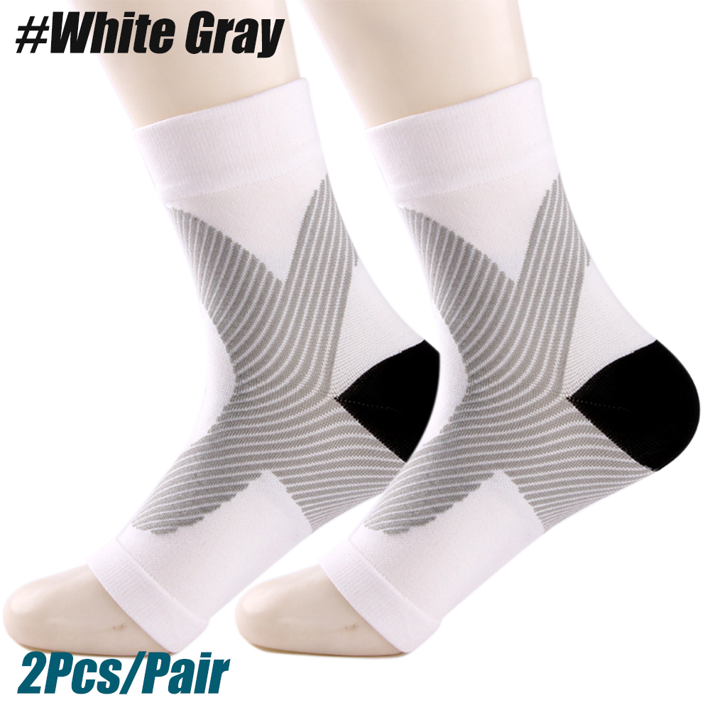 1 Pair Nano Socks Neuropathy Socks Compression Sleeve For Ankle For Swelling,Plantar Fasciitis,Sprain, Neuropathy, For Women/Men: Black