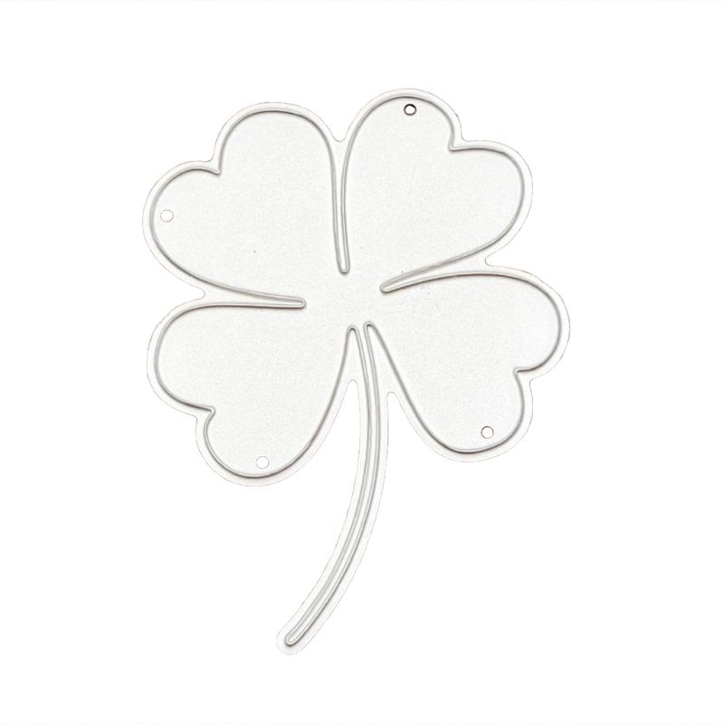 Carbon Steel Lucky clover Cutting Die Embossing Stencil Template Mold DIY Paper Art Handcraft Scrapbook Bookmark Card Decor