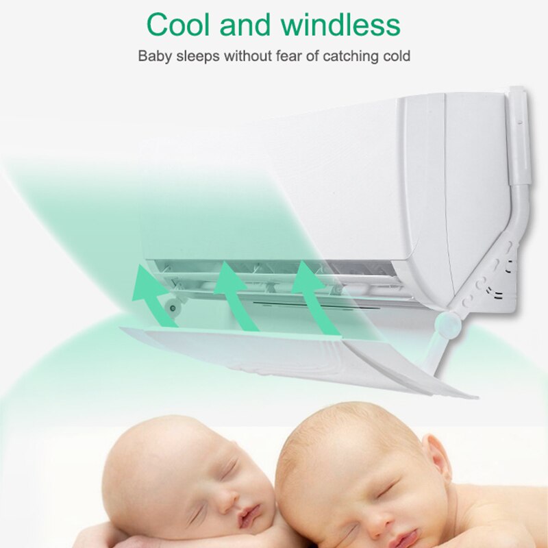 Klimatyzacja uniwersalny deflektor wiatrowy pokrywa anty bezpośredni dmuchanie szyby zimne powietrze klimatyzator deflektor wiatrowy przegroda