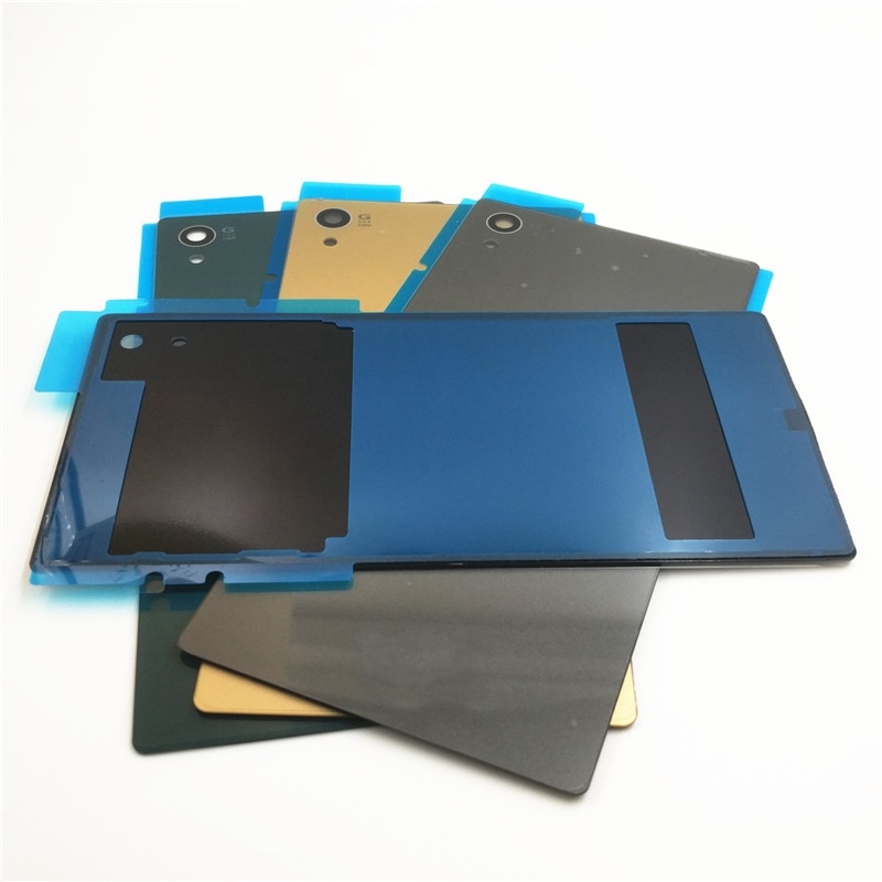 Voor Sony Xperia Z5 E6603 E6633 E6653 E6683 Achter Glas Batterij Cover Terug Deur Glazen Behuizing Vervanging + Nfc Antenne