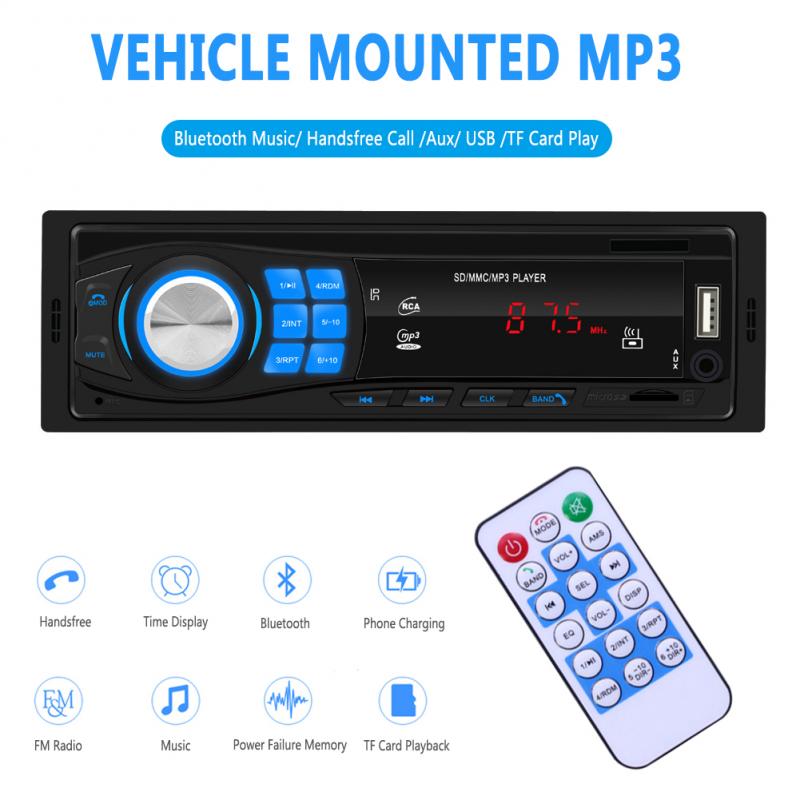 SWM 8013 Car Bluetooth Radio MP3 Player Stereo USB/AUX Classic Stereo Audio FM Autoradio Auto Radio Player Multimedia Player