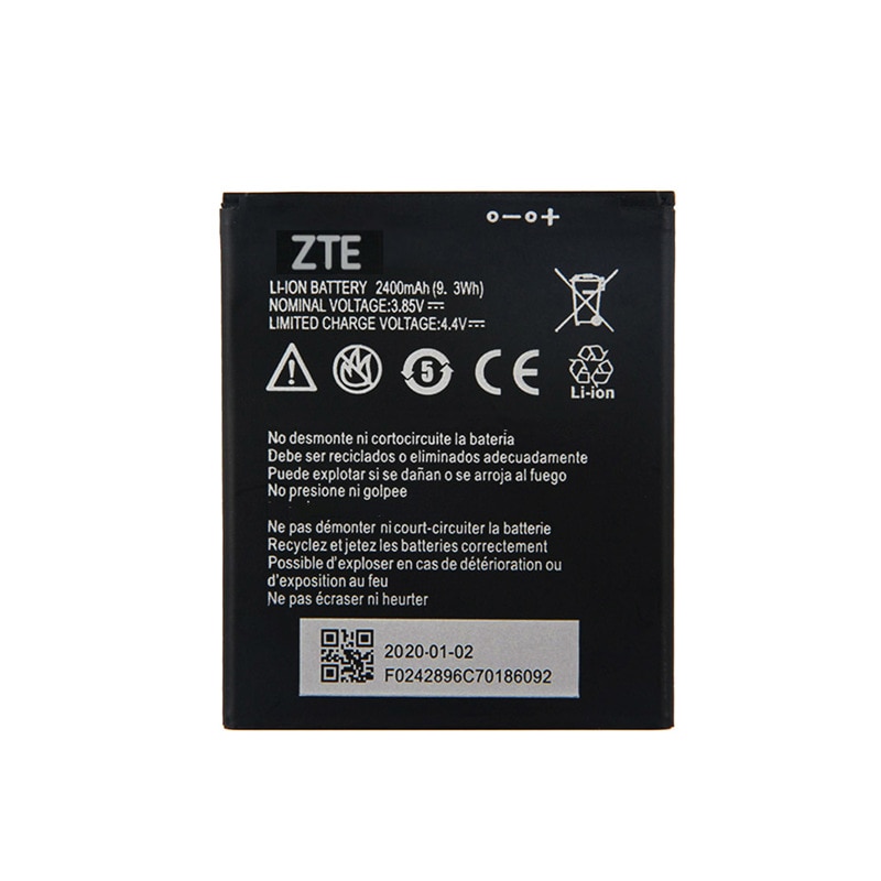 Rechargeable Original Li3824T44P4h716043 2400mAh 3.85V Cell Phone Battery for ZTE Blade A520 A521 BA520 Cell Phone