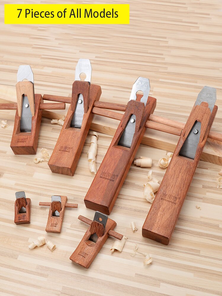 Mahogany Hand Planer For Woodworking Edge Wood Trimming Tools Carpenter Artistic Mini DIY Portable Woodcraft Tools