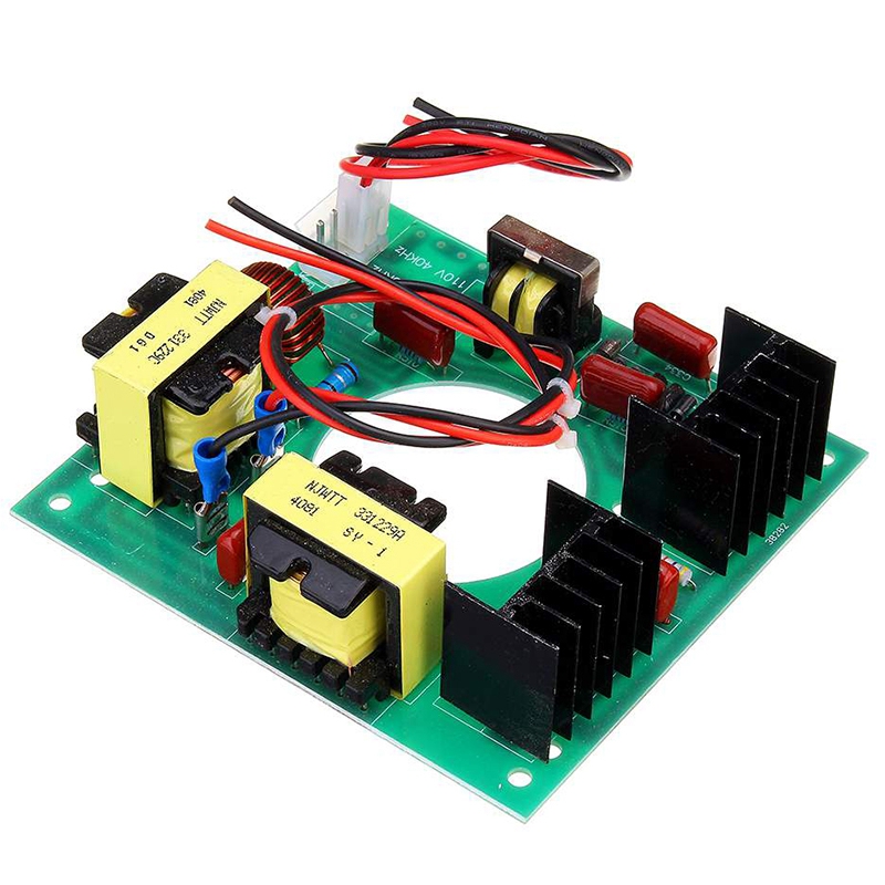 220V 50W Ultrasone Generator Voeding Module + 1Pc 40Khz Ultrasone Transducers Vibrator