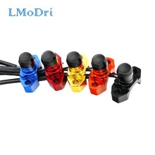 LMoDri-Interruptor de aluminio CNC para motocicleta, manillar de botón de retorno Manual, luces delanteras de montaje, 22mm
