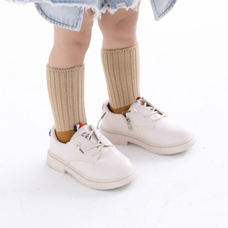 Calcetines gruesos de algodón para bebé, niño y niña, de 1 a 9 años, 6 par/lote